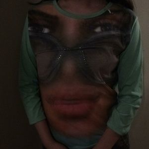 Face long sleeve shirt